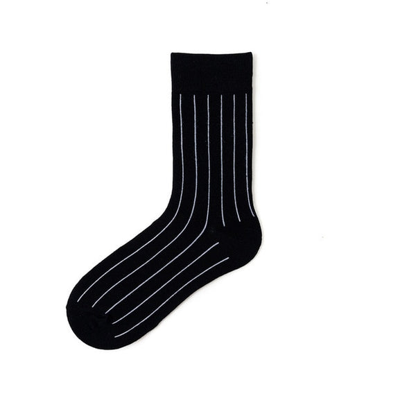 1 Pair Men's Colorful Comfort Socks Causal Harajuku Geometry Pattern