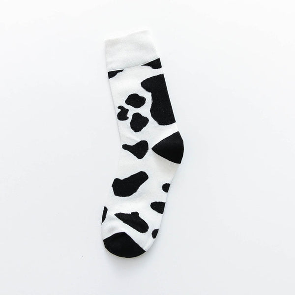 1 Pair Men's Colorful Comfort Socks Causal Harajuku Geometry Pattern