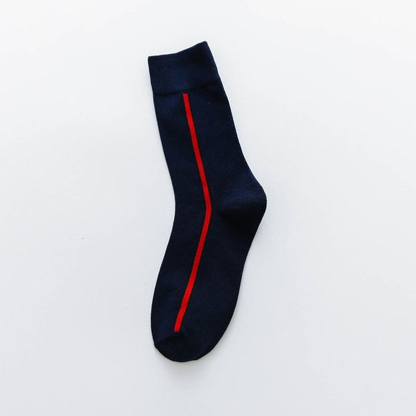 1 Pair Men's Colorful Comfort Socks Causal Harajuku Geometry Pattern