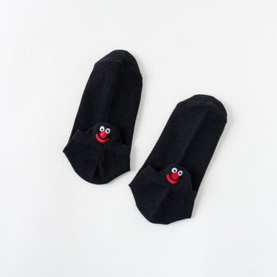 Kawaii Low Ankle Socks Women Cotton Female Harajuku Cartoon Cute