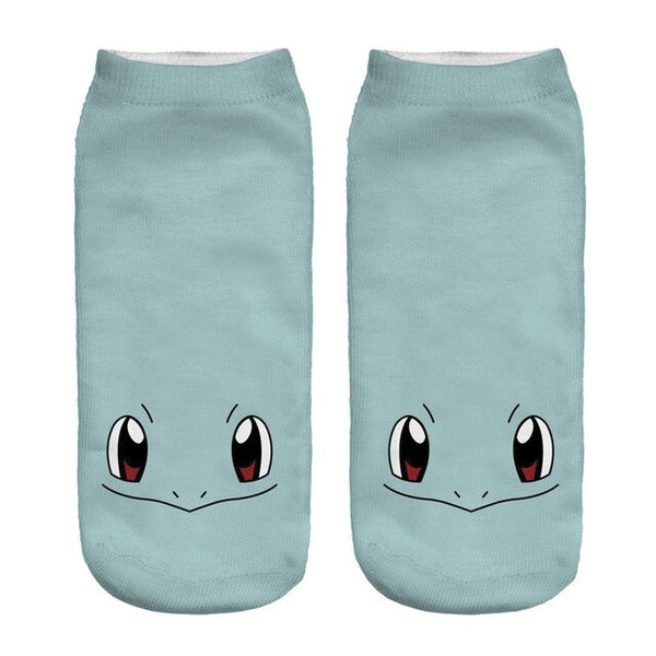 ZHBSLWT Pokemon New Arrival Kawaii Harajuku Women Socks 3D