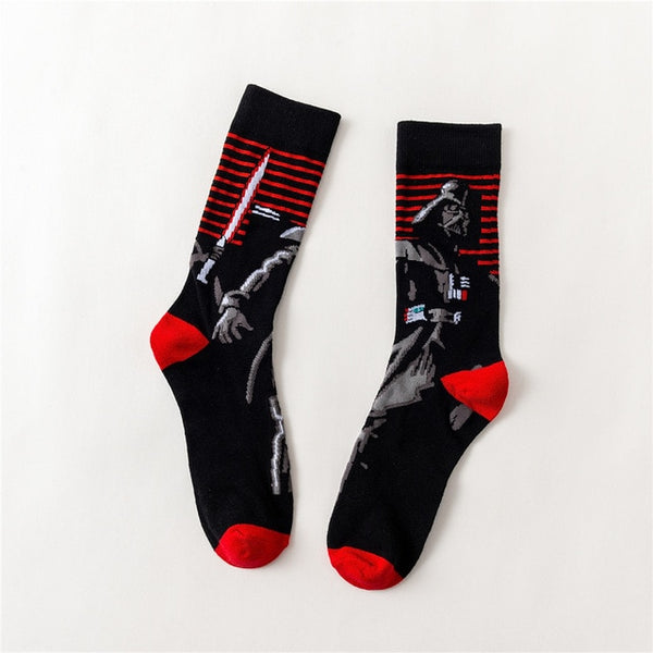 Star Wars storm troops black knight socks printing funny novelty