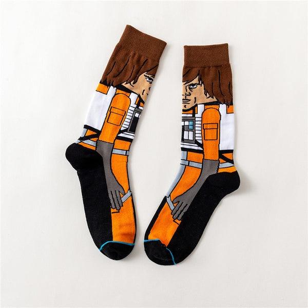 Star Wars storm troops black knight socks printing funny novelty